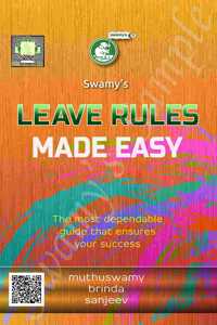 Swamy Publishers (P) Ltd. Swamyâ€™s Leave Rules Made Easy Book