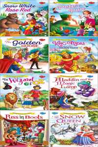 Uncle Moonâ€™S Fairy Tales | Pack Of 8 Books (V1) | Super Jumbo Combo For Collecters And Library Story Books