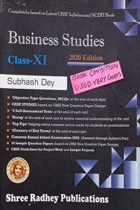 Business Studies Class 11 2020 Edition Second Hand & Used Book