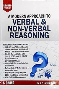 A MODERN APPROACH TO VERBAL AND NON VERBAL REASONING