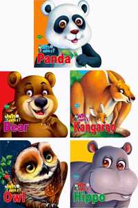 I Want To Be Series For KidsÂ | Pack Of 5 Books (V2) | Super Jumbo Combo For Collecters And Library Cut Out Die Cut Shape Learning Books