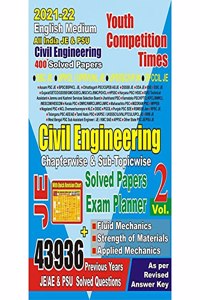 (English Medium)Civil Engineering Chapter-wise Solved Papers Bookr vol 2 with formula chart
