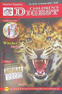 Children'S Digest October 2022 - English Fairy Tales Kids Book