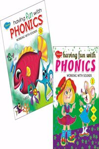 Sawan Having Fun With Phonics-0 And 1 | Pack Of 2 Books