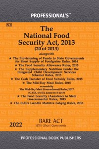 National Food Security Act, 2013 Alongwith Rules