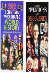 Biographies Of Famous Scientists | Set Of 2 Books | Great Inventions And Discoveries And 202 Scientists Who Shaped World History