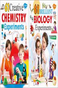 61 Creative Chemistry Experiments | 61 Brilliant Biology Experiments | Pack Of 2 Books