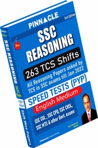 Ssc Reasoning English Medium Shift Wise (263 Tcs Shifts) Solved Papers (Pyp) With Detailed Explanation