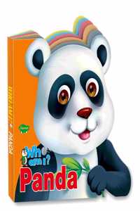 Sawan Presents 'Who Am I' Panda | Die-Cut Shape Board-Book