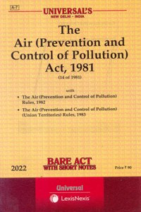 The Air (Prevention And Control Of Pollution) Act, 1981 [2022E]