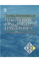 Concise Encyclopedia of Philosophy of Language and Linguistics (Concise Encyclopedias of Language and Linguistics)