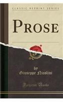 Prose (Classic Reprint)