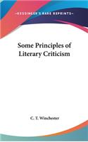 Some Principles of Literary Criticism