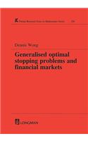 Generalized Optimal Stopping Problems and Financial Markets