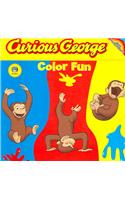 Curious George Color Fun (Cgtv Board Book): Die-Cut Board Book(Curious George Board Books)