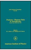 Positron-Electron Pairs in Astrophysics