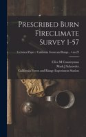 Prescribed Burn Fireclimate Survey 1-57; no.29