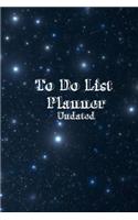 To Do List Planner Undated