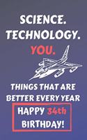 Science. Technology. You. Things That Are Better Every Year Happy 34th Birthday