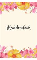Kondolenzbuch: Gästebuch und Trauerbuch für Beerdigungen