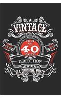 Vintage Old No 40 Aged Perfection Genuine All Original Parts