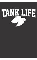 Notebook: Aquarium College Ruled 6x9 120 Pages