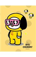 Kpop BTS BT21 CHIMMY Yellow Hoodie NoteBook For Boys And Girls