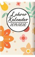 Lehrer Kalender 2019 / 2020: Lehrerkalender 2019 2020 - Lehrerplaner A5, Lehrernotizen & Lehrernotizbuch für den Schulanfang