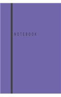 Notebook: Classic Purple Blank Lined Journal Notebook (6 x9 inches) - 110 Pages(44 Classic)