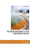 The Historical Register of the University of Oxford