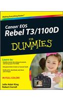 Canon EOS Rebel T3/1100D For Dummies