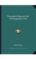 Theosophist Magazine July 1910-September 1910