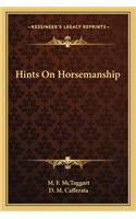 Hints on Horsemanship