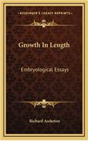 Growth in Length