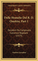 Delle Homelie Del R. D. Onofrio, Part 1