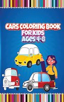 Cars Coloring Book for Kids - Ages 4-8