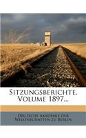 Sitzungsberichte, Volume 1897...