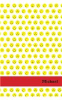 Etchbooks Michael, Emoji, Wide Rule, 6 X 9', 100 Pages