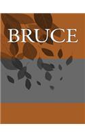 Bruce: Personalized Journals - Write In Books - Blank Books You Can Write In