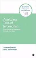 Analyzing Textual Information