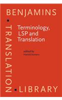 Terminology, Lsp and Translation
