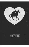 Horse Equestrian Horseman Lined Journal Coworker Notebook Blank 120 Page Vl2