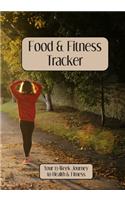 Food & Fitness Tracker Journal and Planner