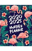 2020-2025 Monthly Planner: 6 Year Planner, 72 Months Calendar, Flamingo Six Year Appointment Schedule Organizer, Personal Agenda Academic Daily, Weekly Inspirational Quotes