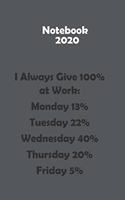 Lined Notebook: 2020 Daily Planner - To Do List, Appointment Notebook, Financial Planner