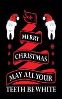 Merry Christmas May All Your Teeth Be White: Best Blank Lined Notebook Journal, Notebook Gift 110 pages 8.5 x 11'' Blank Lined Journal - ... - for Journalism, Notes, Composition Book