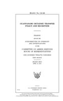 Guantánamo detainee transfer policy and recidivism