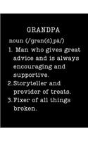 Grandpa: Grandfather Gifts - 2020 Weekly Planner: A 52-Week Calendar (Definition, Humor)