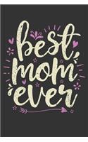 2020 Week To View Dated Planner Diary: 6x9 Inches Paperback Best Mom Ever Mother's Day