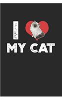 I my Cat: Cat I Mom I Feline I Kitten I Kitty I Puppy I Owner